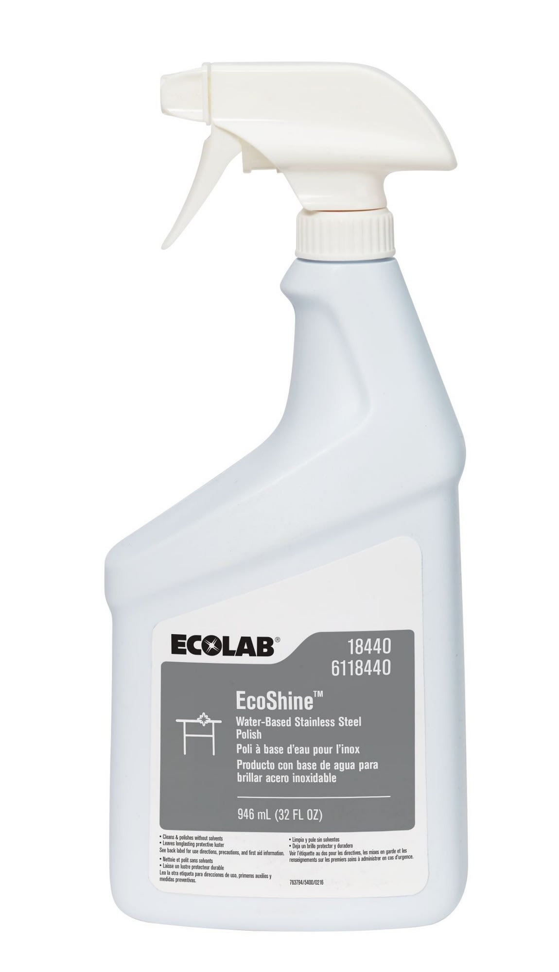 GuestSupply US | Ecolab® Ecoshine® Stainless Steel Polish, 32oz